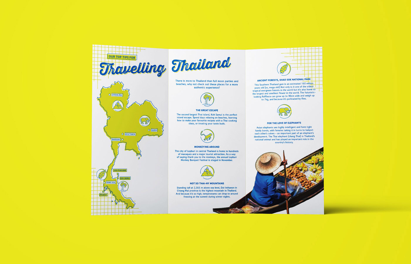 STA Travel Thailand flyer