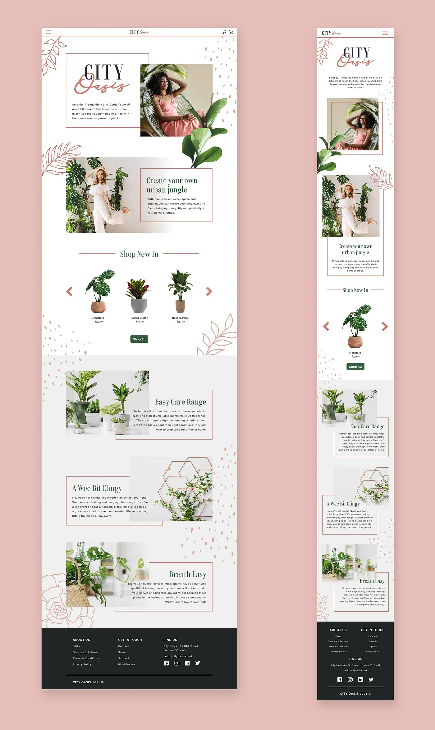 CityOasis_FlatUI_1b City Oasis Homepage web layout