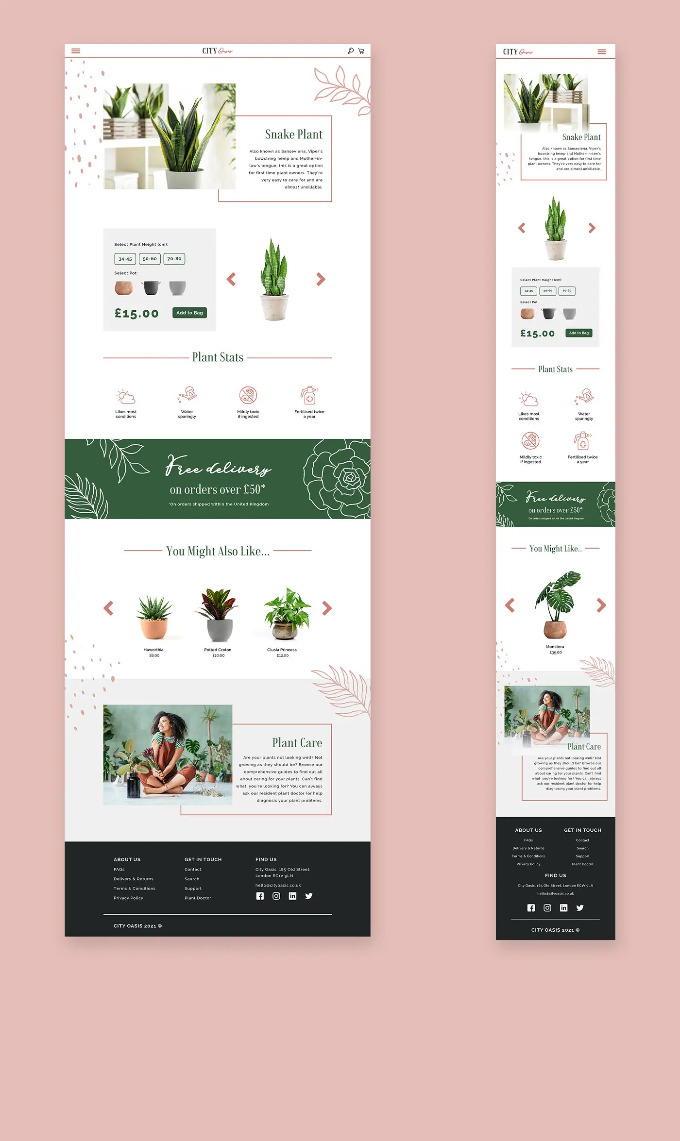 CityOasis_FlatUI_2b City Oasis product page web layout