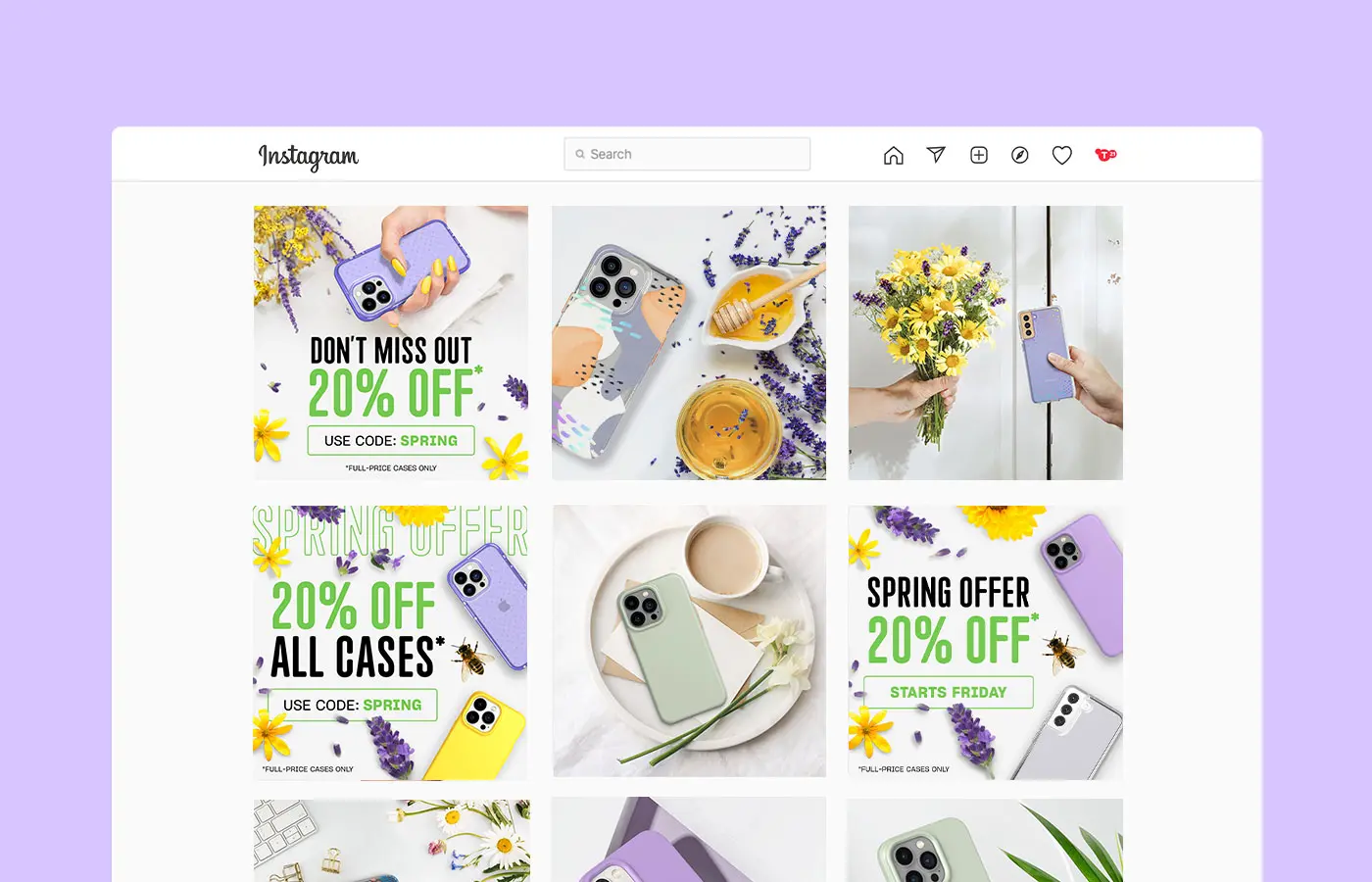 Spring Instagram Grid