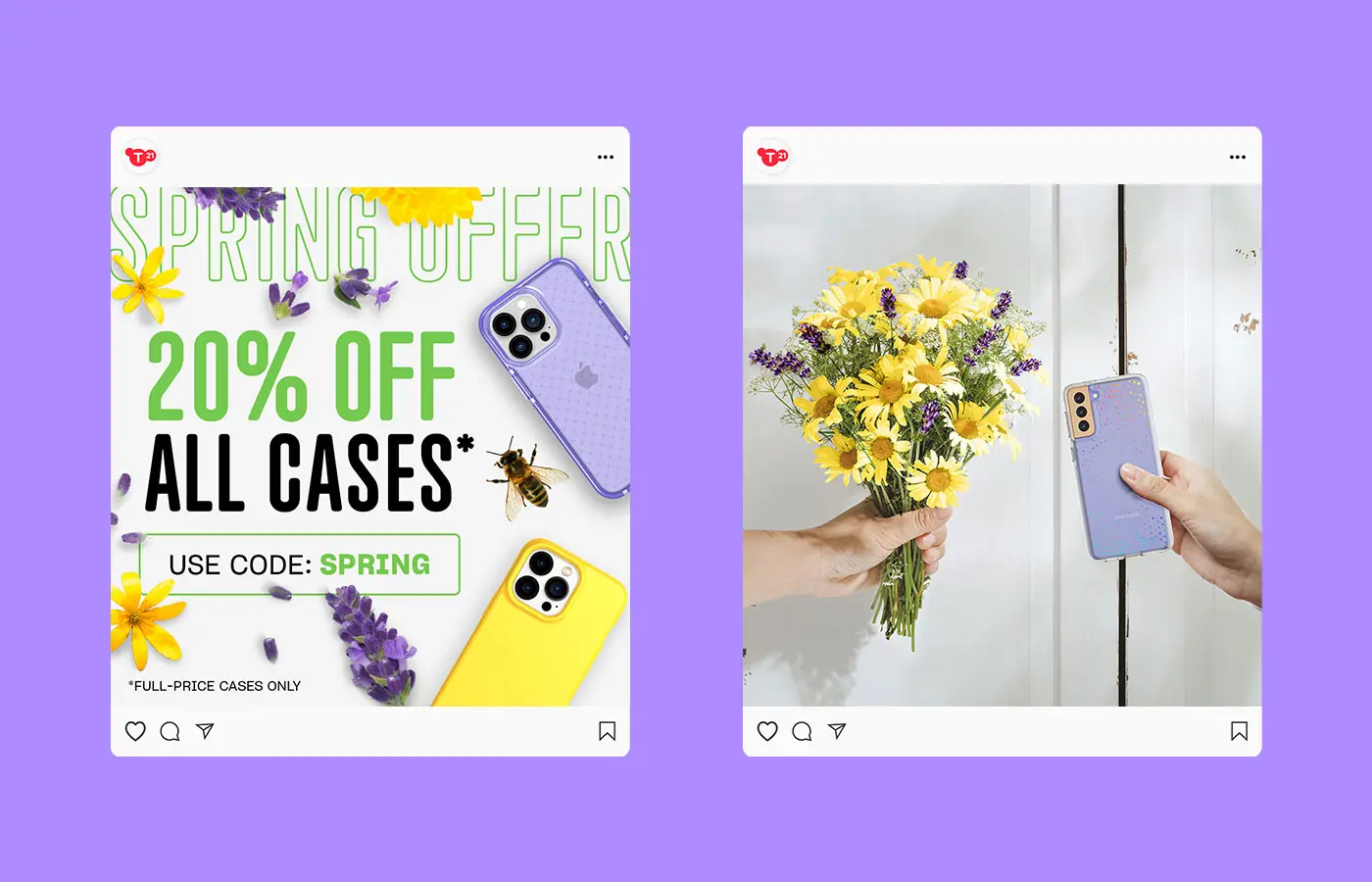 Spring social media posts
