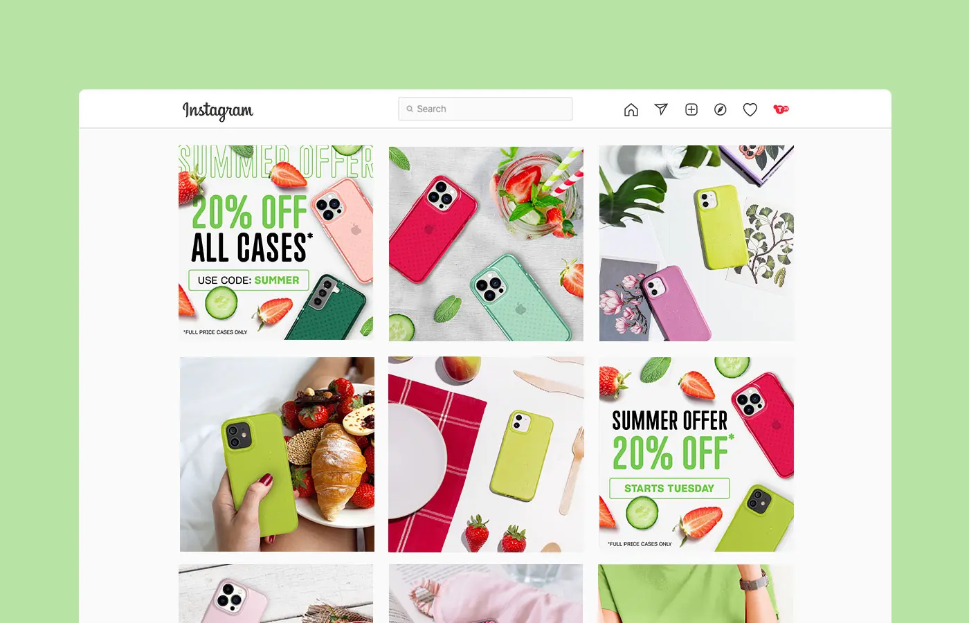 Summer Instagram Grid