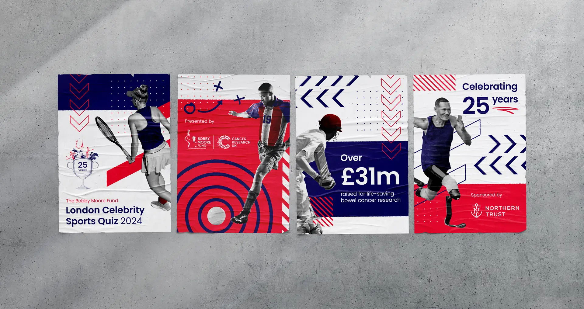 London Celebrity Sport Quiz event posters
